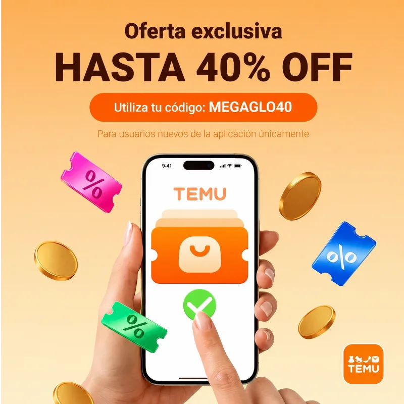 Temu cupon favorito MX