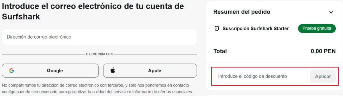 clic en el cupón