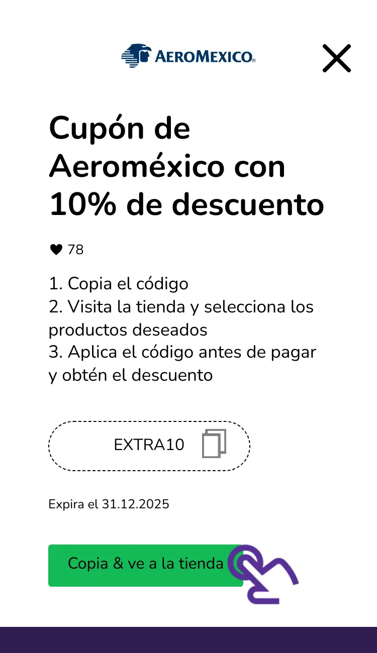 clic en el cupón