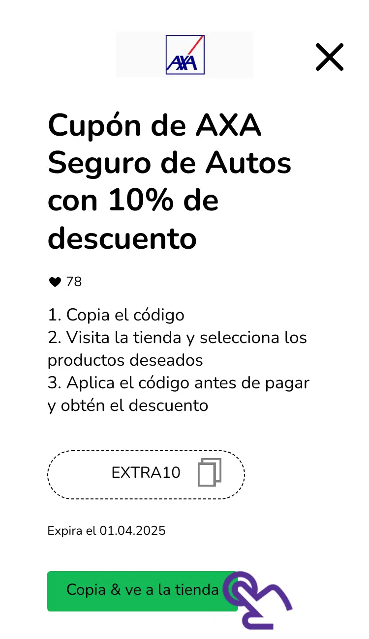 clic en el cupón