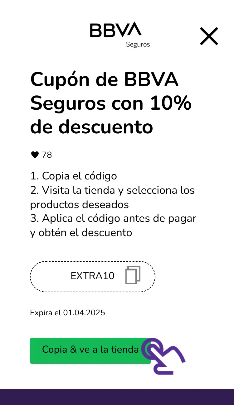 clic en el cupón