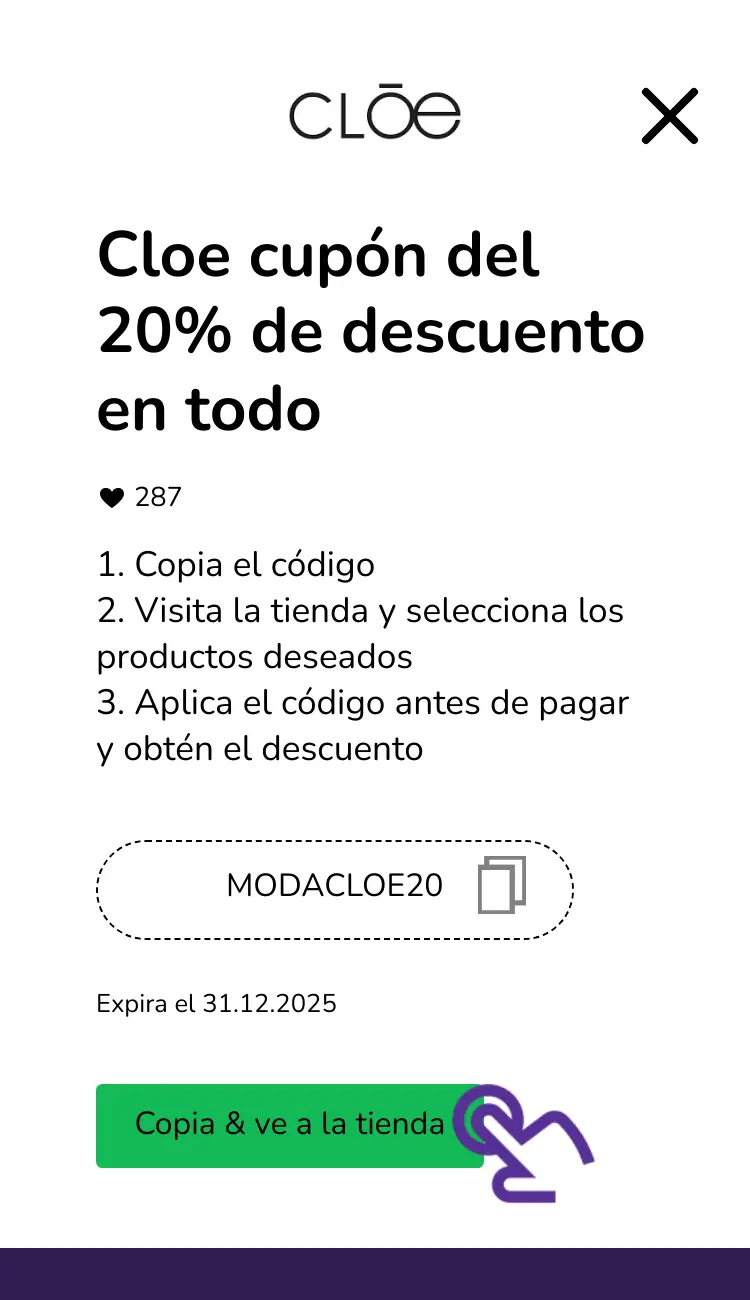 clic en el cupón