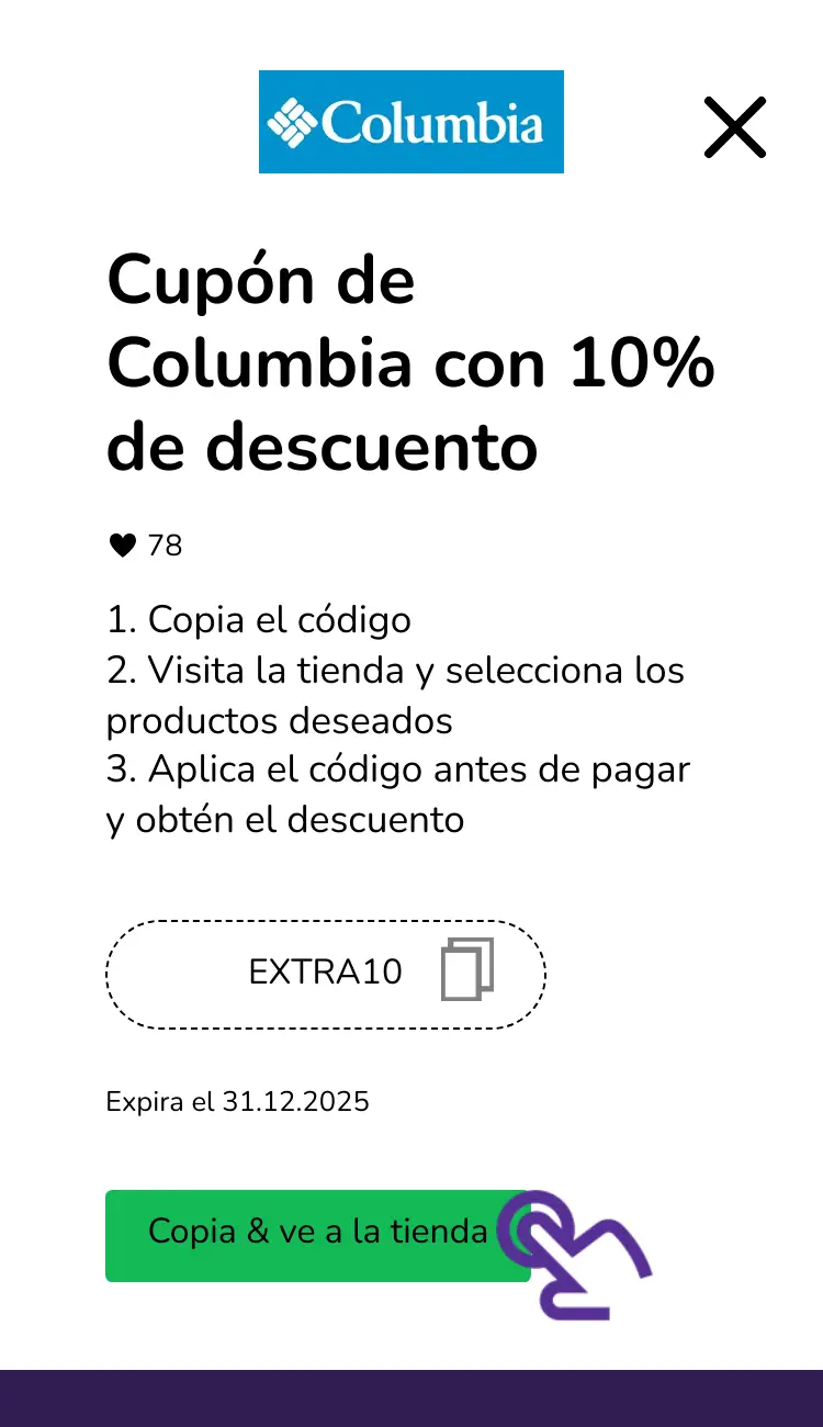 clic en el cupón