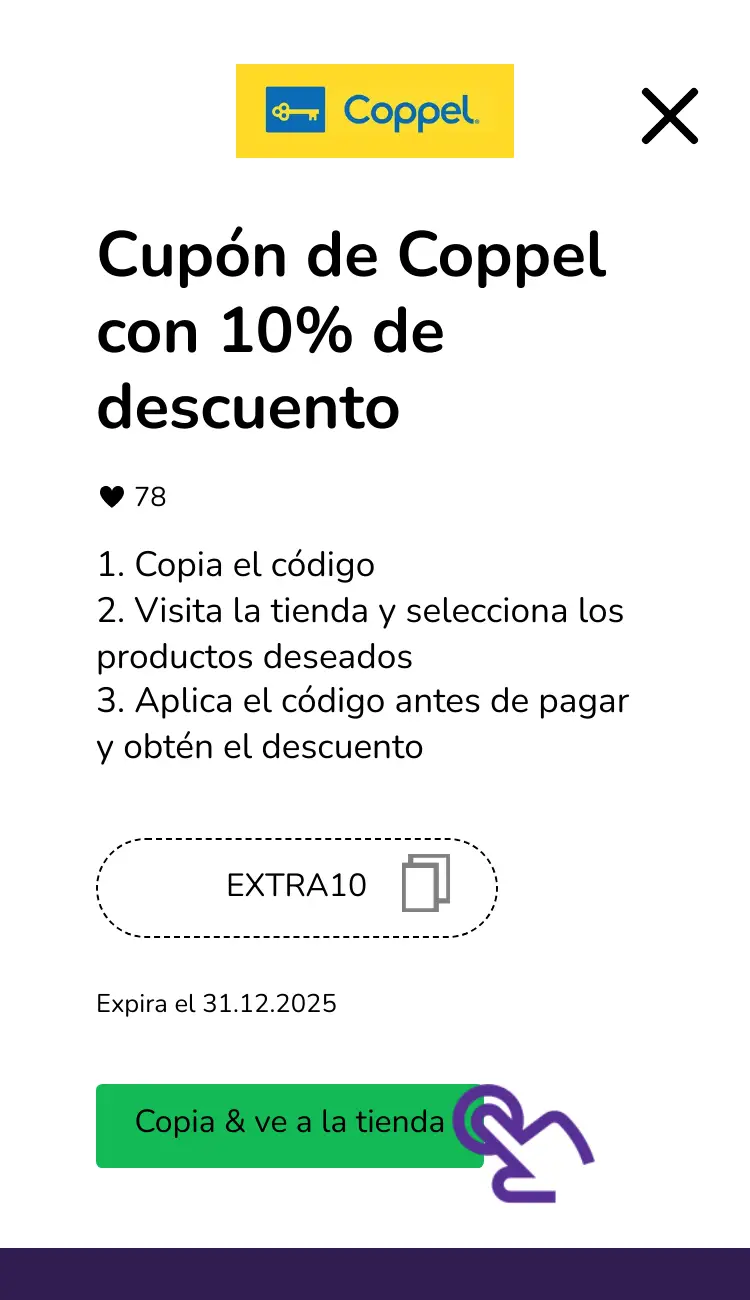 clic en el cupón