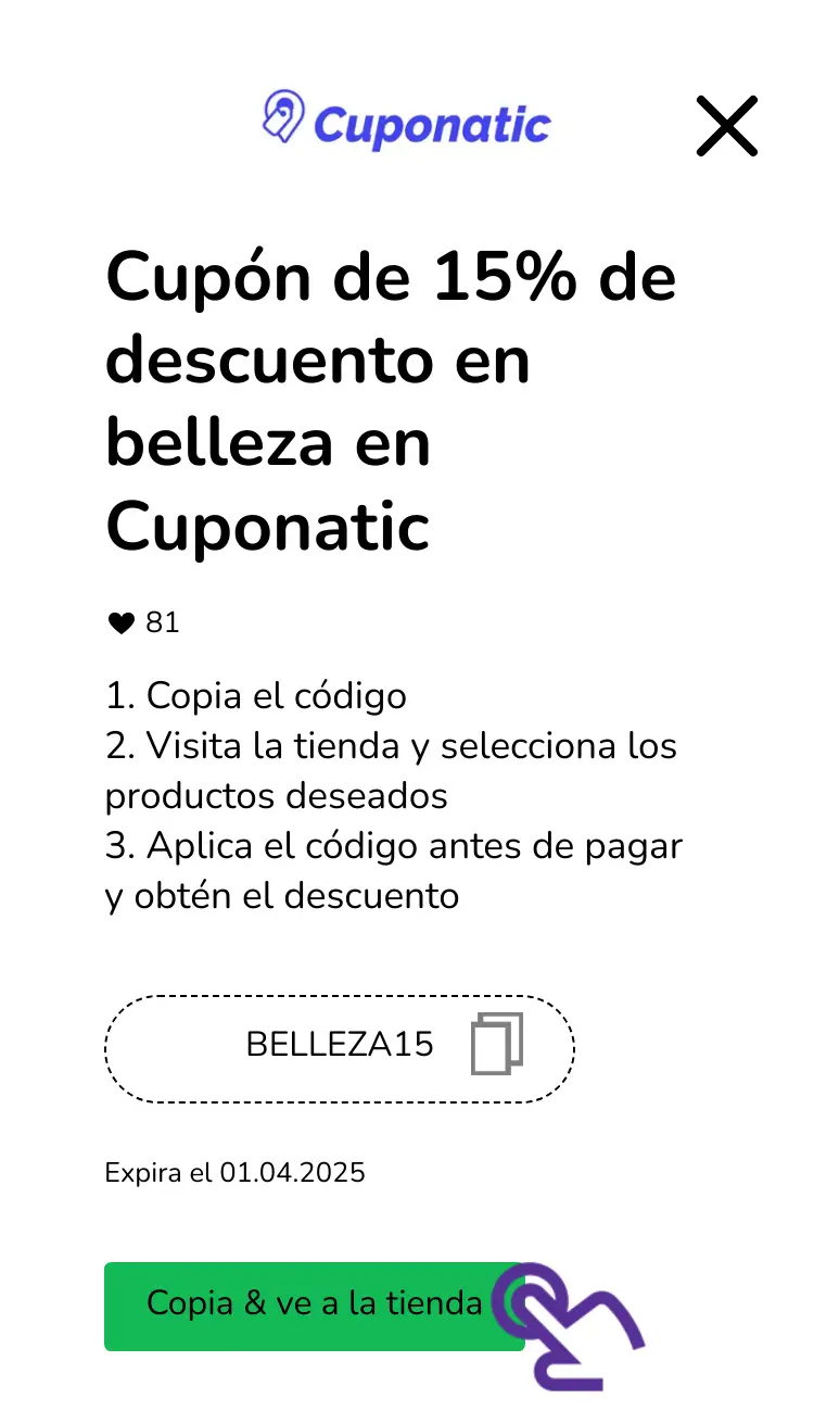clic en el cupón