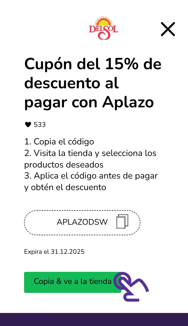 clic en el cupón