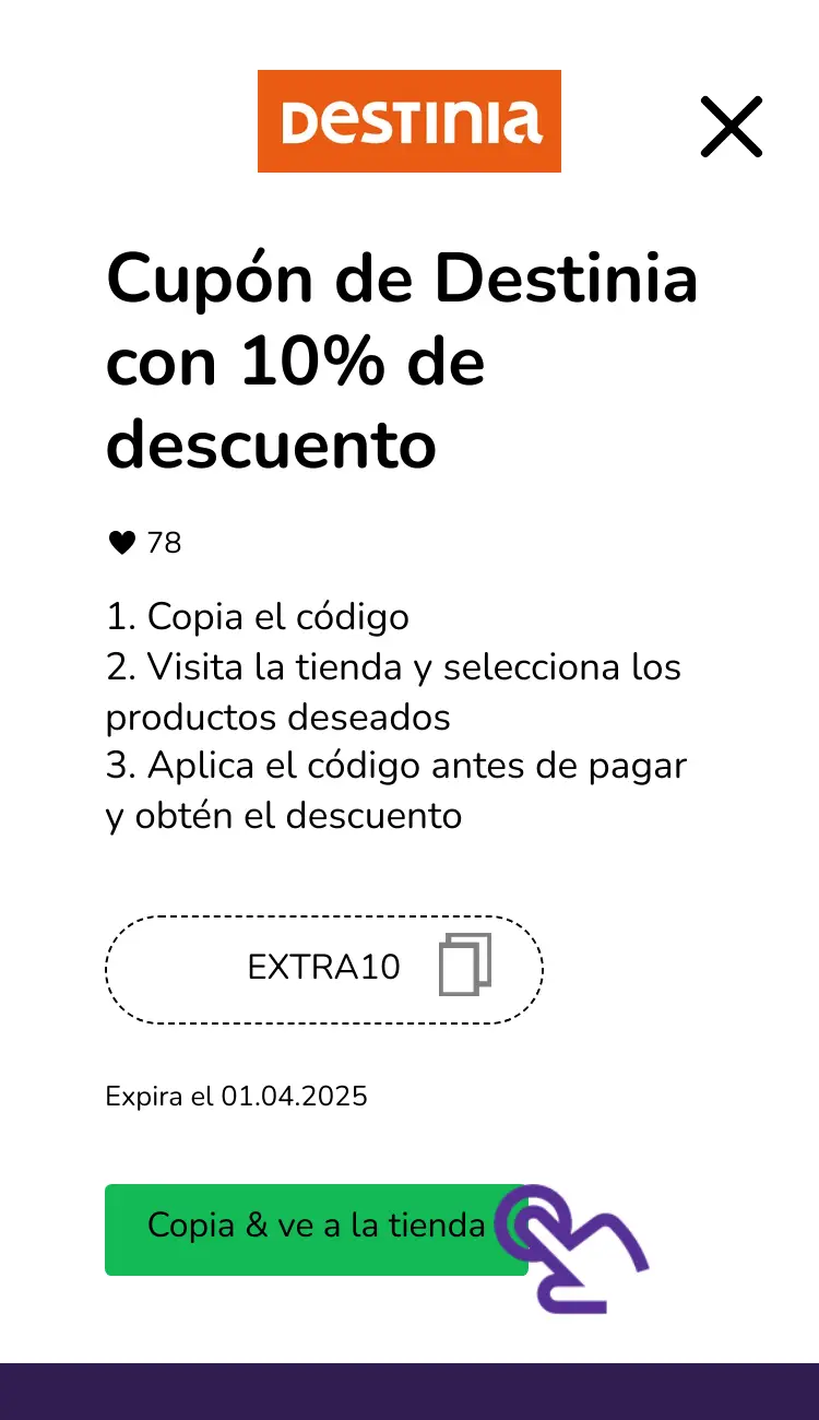 clic en el cupón