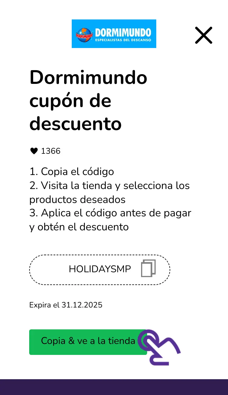 clic en el cupón