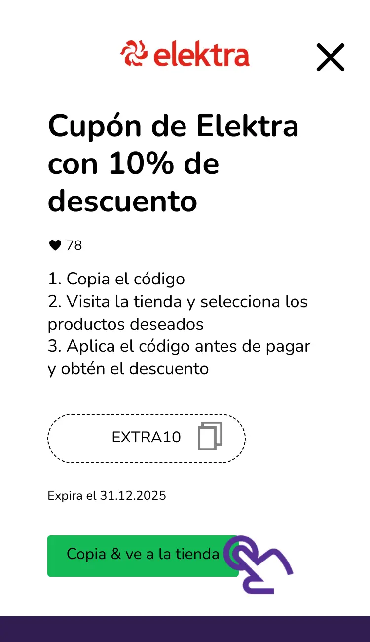 clic en el cupón