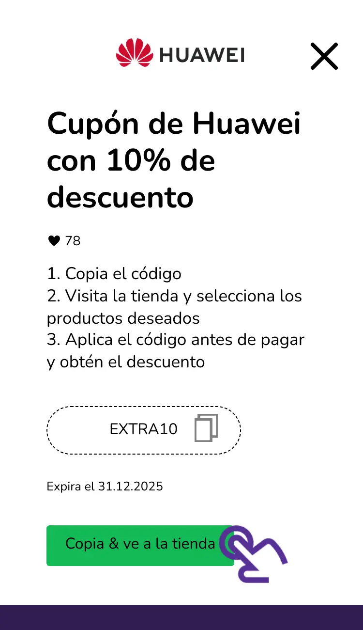 clic en el cupón