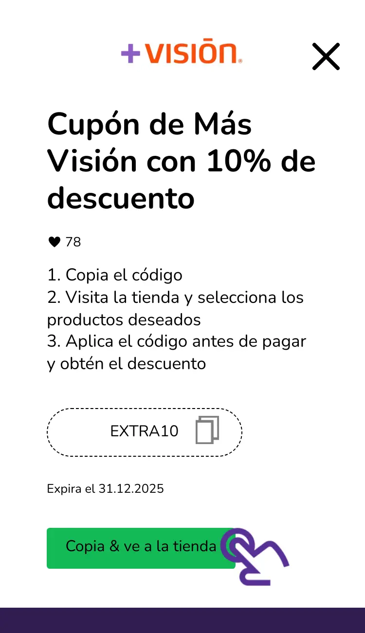 clic en el cupón