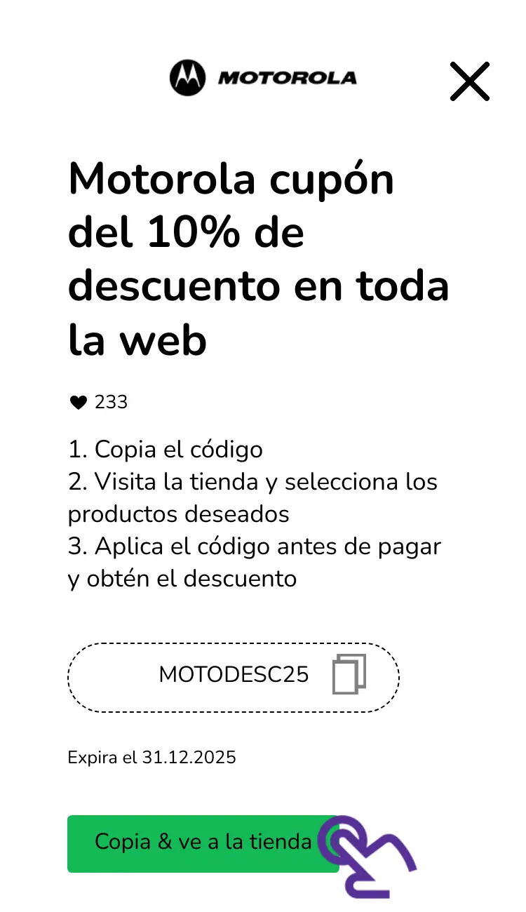 clic en el cupón