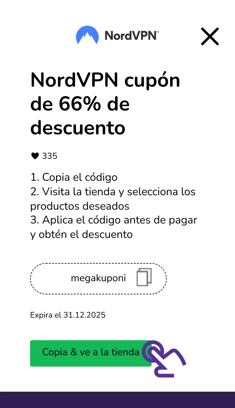 clic en el cupón