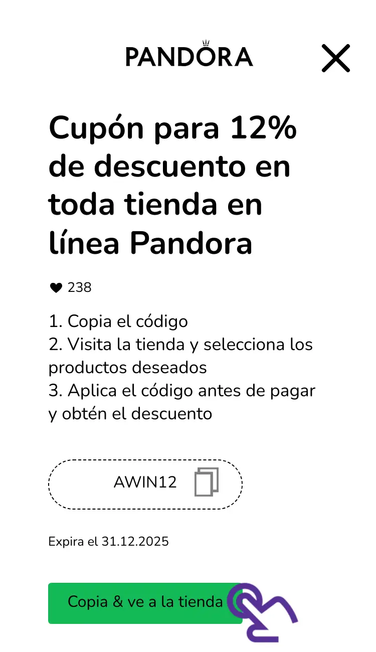 clic en el cupón