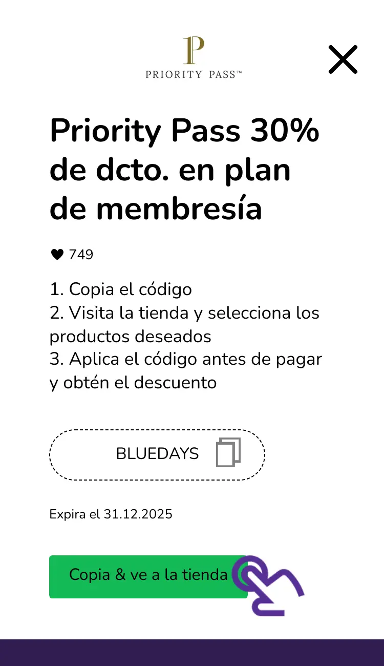 clic en el cupón
