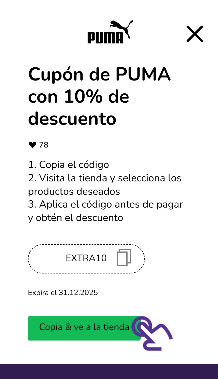 clic en el cupón
