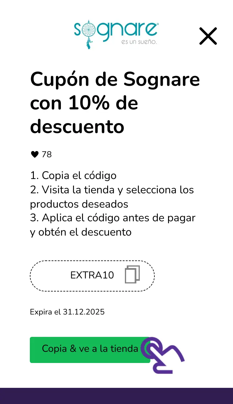 clic en el cupón