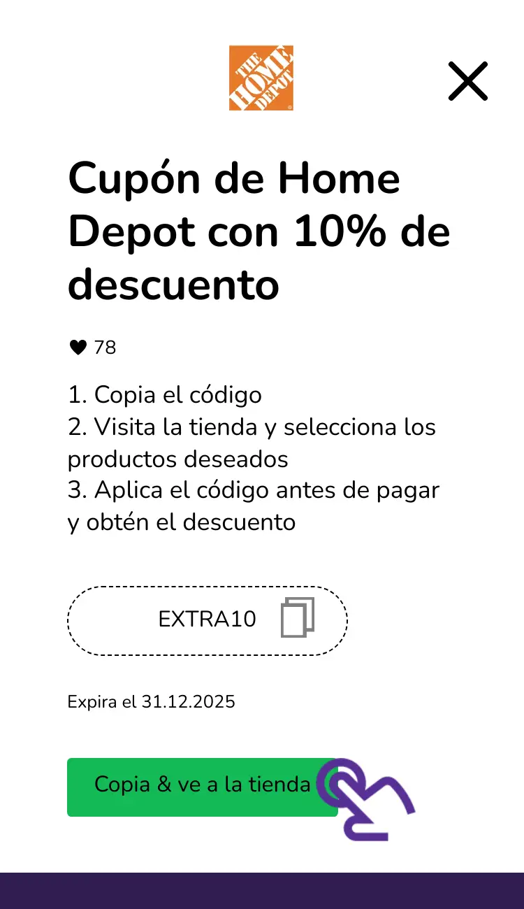clic en el cupón