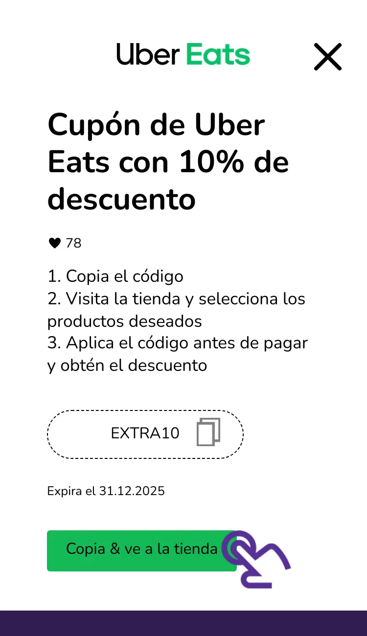 clic en el cupón