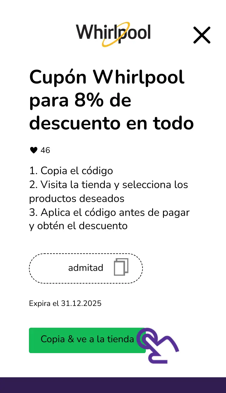 clic en el cupón