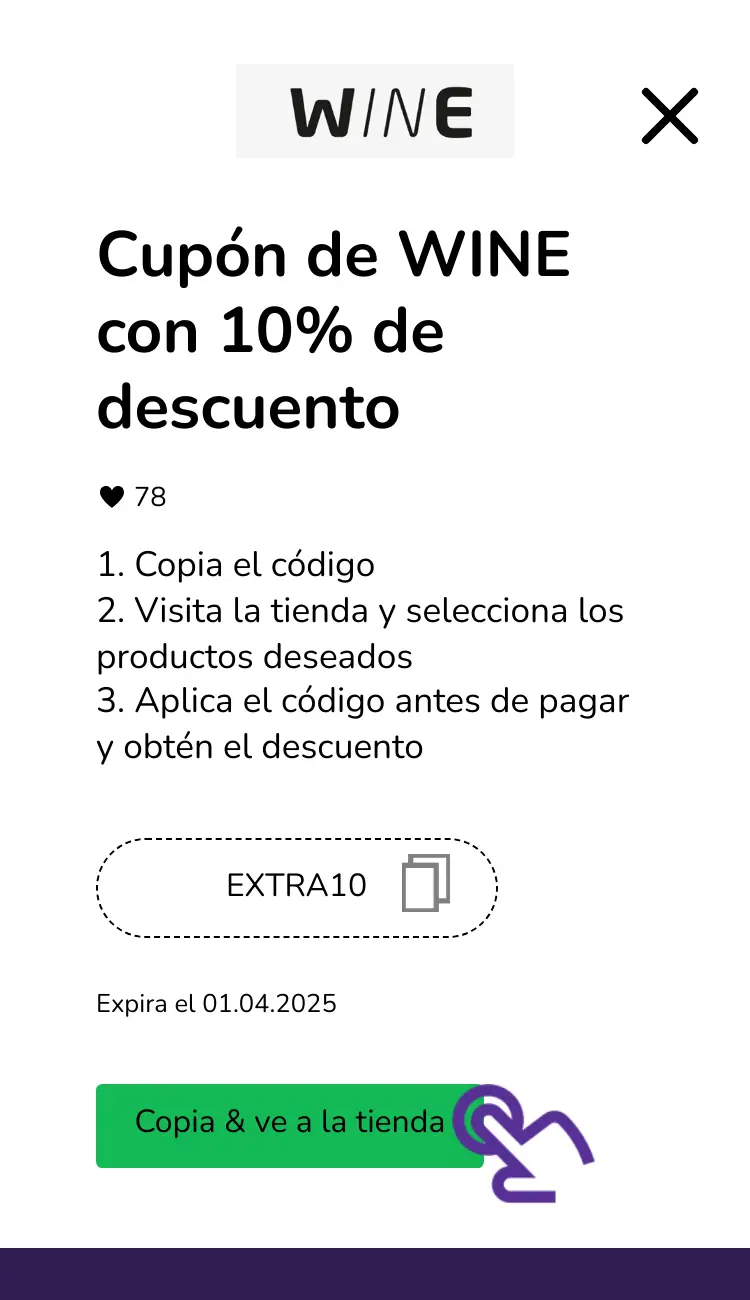clic en el cupón