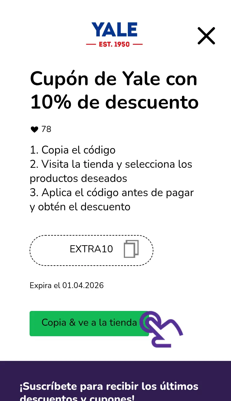clic en el cupón