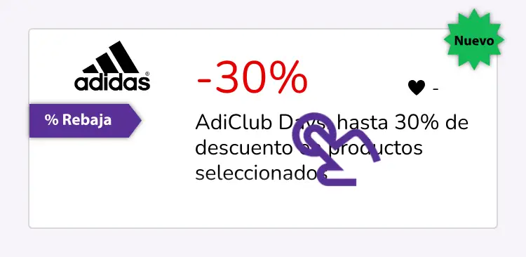 clic en el descuento