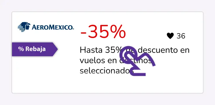 clic en el descuento