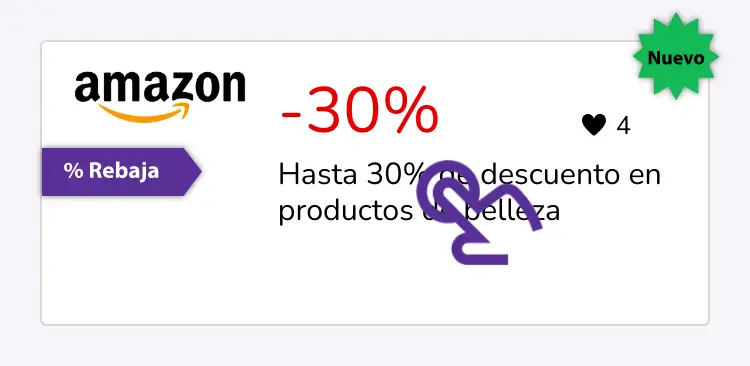 clic en el descuento