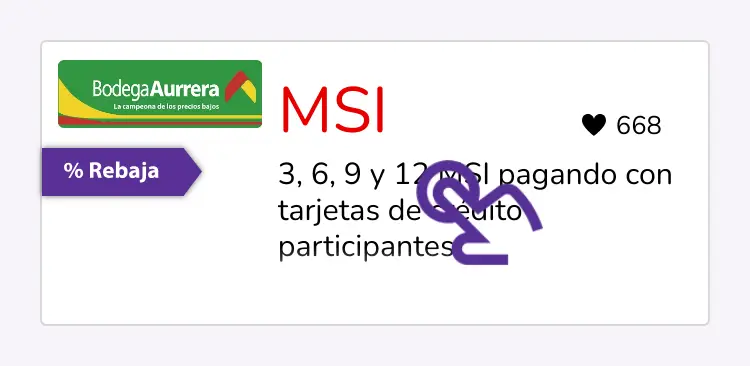 clic en el descuento
