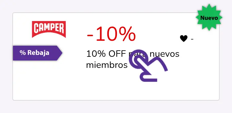 clic en el descuento