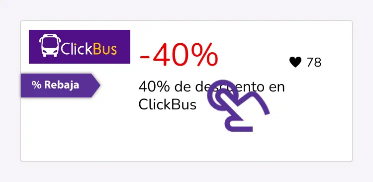 clic en el descuento