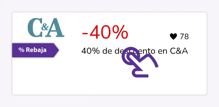 clic en el descuento