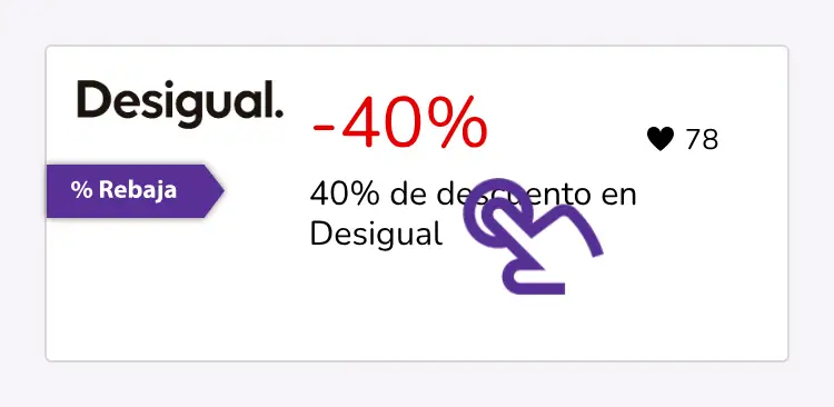 clic en el descuento