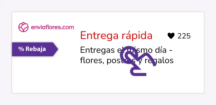 clic en el descuento