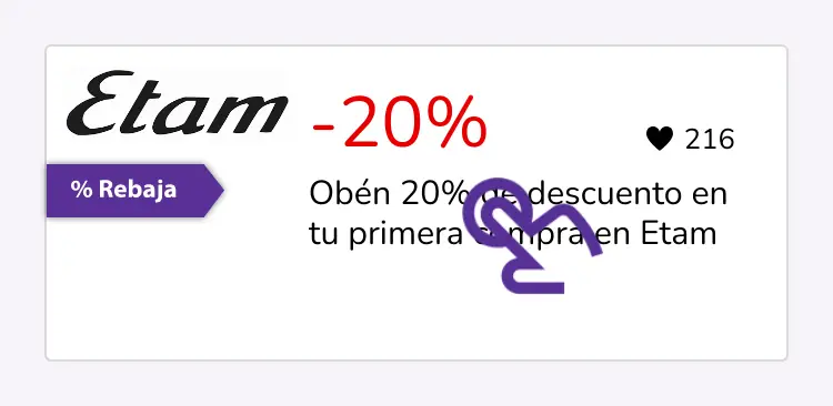 clic en el descuento