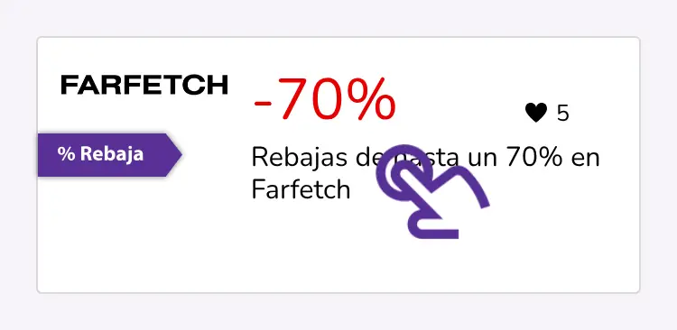 clic en el descuento
