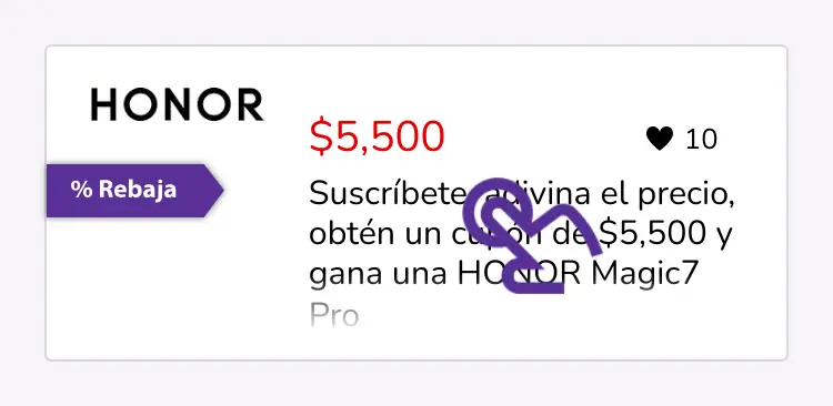clic en el descuento