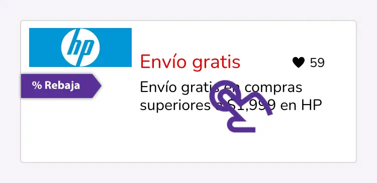 clic en el descuento