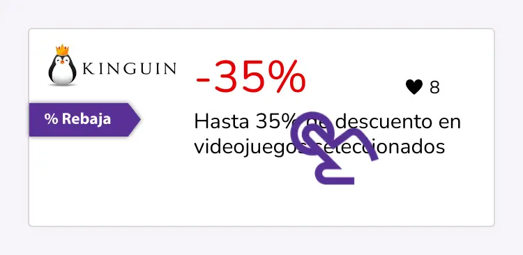 clic en el descuento