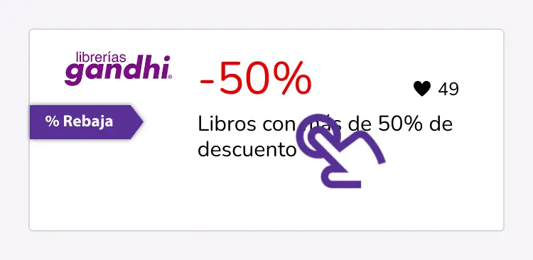 clic en el descuento
