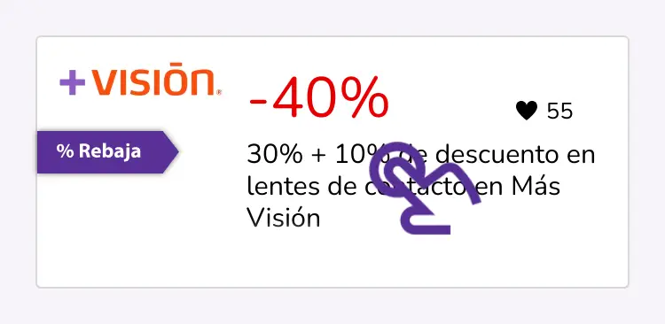 clic en el descuento