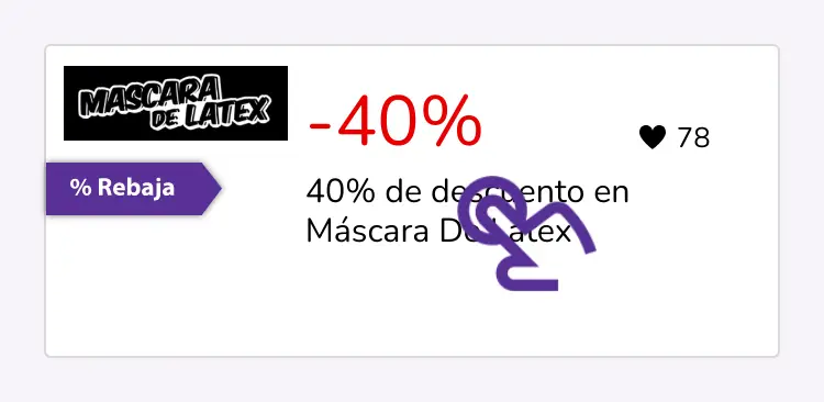 clic en el descuento