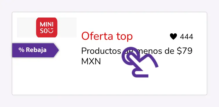 clic en el descuento