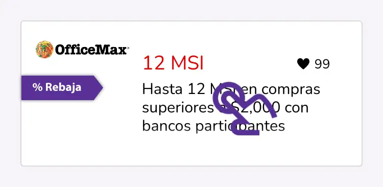 clic en el descuento