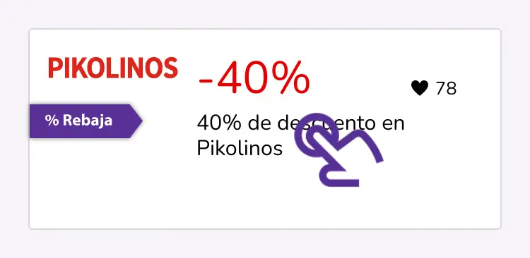 clic en el descuento