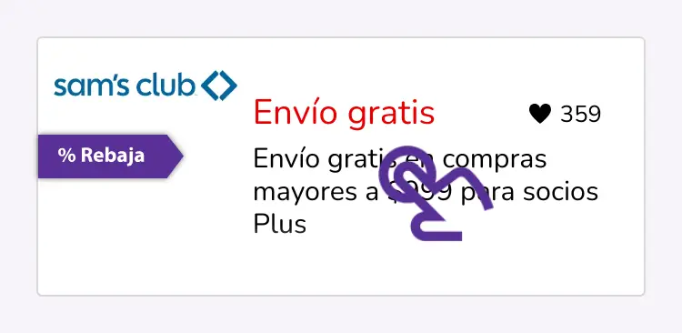 clic en el descuento