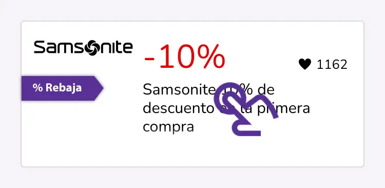 clic en el descuento