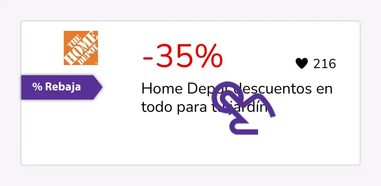 clic en el descuento