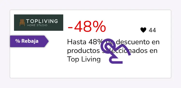 clic en el descuento